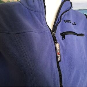 Marmot vintage fleece zipper vest small